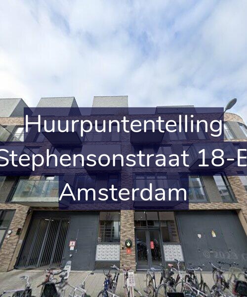 Foto gevel Huurpuntentelling voor Stephensonstraat 18-B, Amsterdam