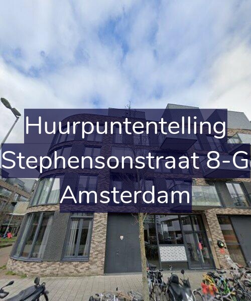 Foto gevel Huurpuntentelling voor Stephensonstraat 8-G, Amsterdam