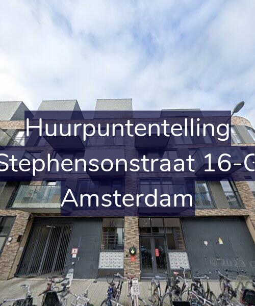 Foto gevel Huurpuntentelling voor Stephensonstraat 16-G, Amsterdam