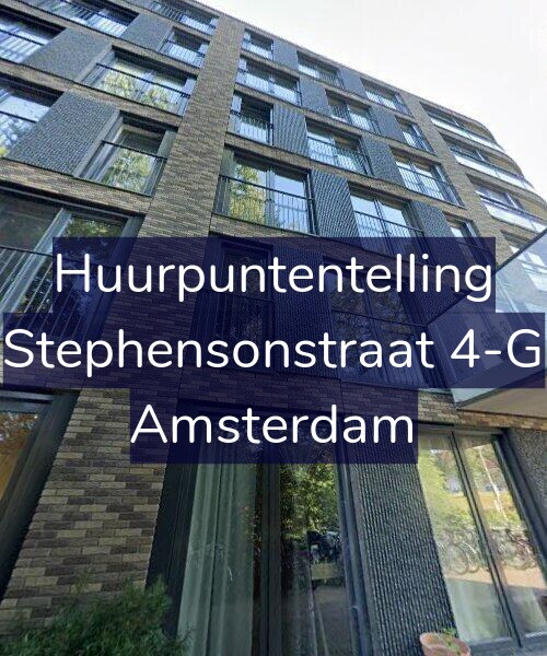 Foto gevel Huurpuntentelling voor Stephensonstraat 4-G, Amsterdam