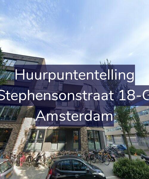 Foto gevel Huurpuntentelling voor Stephensonstraat 18-G, Amsterdam