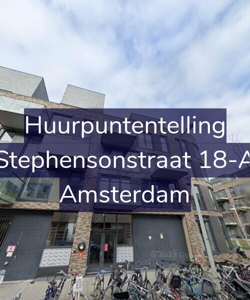 Foto gevel Huurpuntentelling voor Stephensonstraat 18-A, Amsterdam