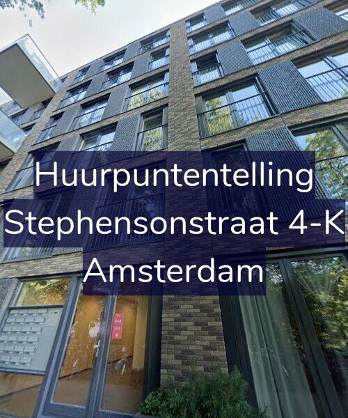 Foto gevel Huurpuntentelling voor Stephensonstraat 4-K, Amsterdam