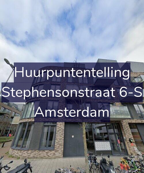 Foto gevel Huurpuntentelling voor Stephensonstraat 6-S, Amsterdam
