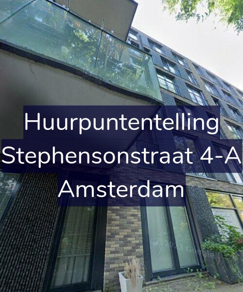 Foto gevel Huurpuntentelling voor Stephensonstraat 4-A, Amsterdam