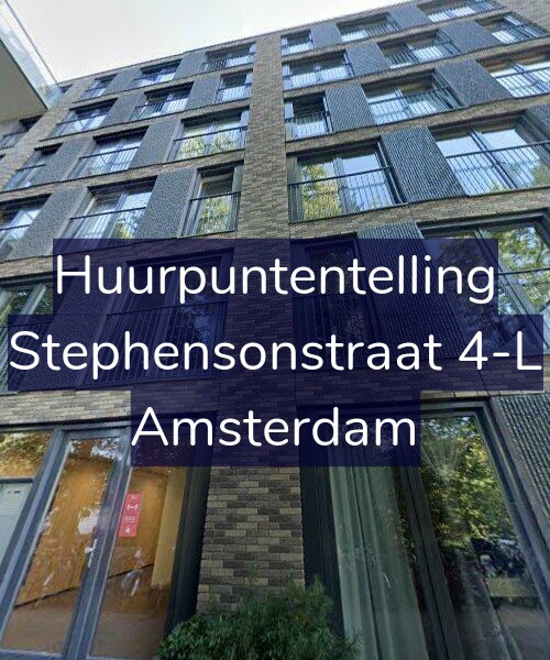 Foto gevel Huurpuntentelling voor Stephensonstraat 4-L, Amsterdam