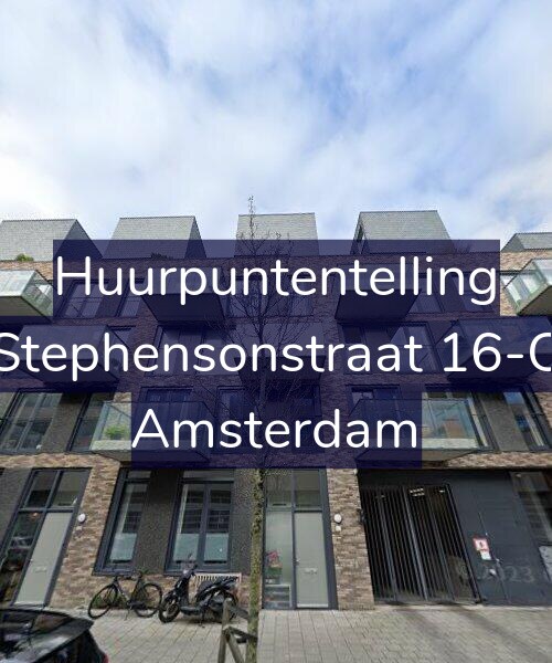Foto gevel Huurpuntentelling voor Stephensonstraat 16-C, Amsterdam