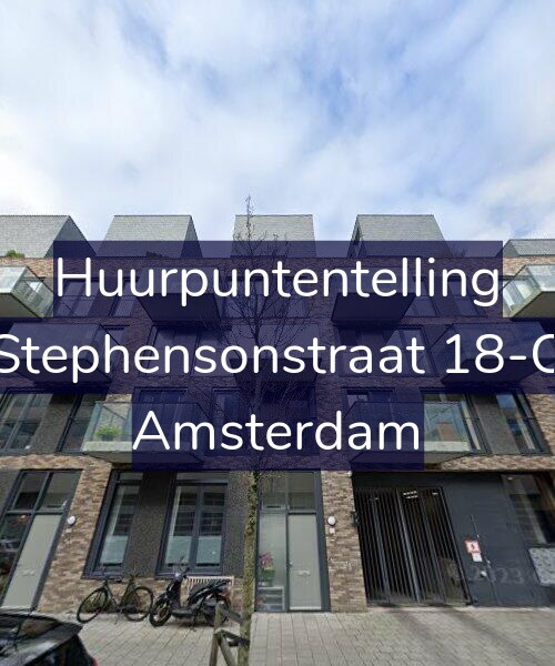 Foto gevel Huurpuntentelling voor Stephensonstraat 18-C, Amsterdam
