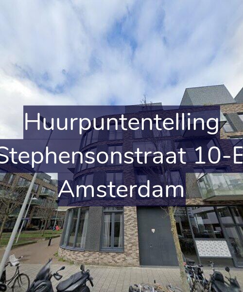 Foto gevel Huurpuntentelling voor Stephensonstraat 10-B, Amsterdam