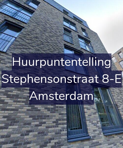 Foto gevel Huurpuntentelling voor Stephensonstraat 8-E, Amsterdam