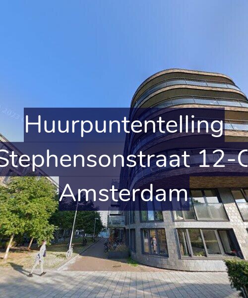 Foto gevel Huurpuntentelling voor Stephensonstraat 12-C, Amsterdam