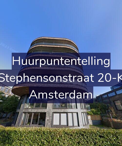Foto gevel Huurpuntentelling voor Stephensonstraat 20-K, Amsterdam