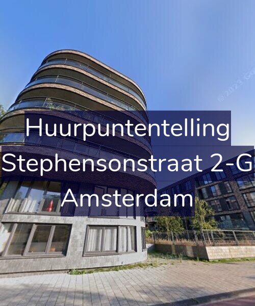 Foto gevel Huurpuntentelling voor Stephensonstraat 2-G, Amsterdam