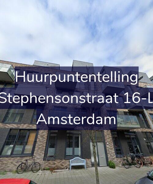 Foto gevel Huurpuntentelling voor Stephensonstraat 16-L, Amsterdam