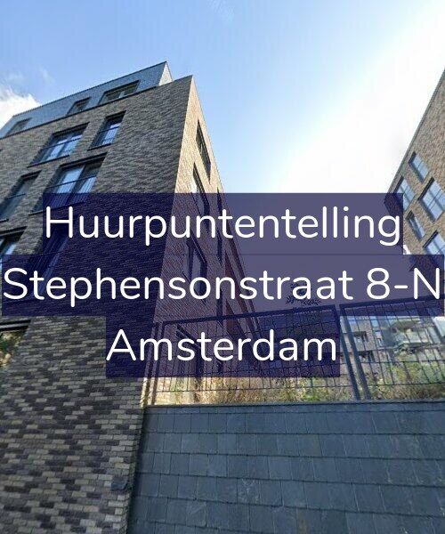 Foto gevel Huurpuntentelling voor Stephensonstraat 8-N, Amsterdam