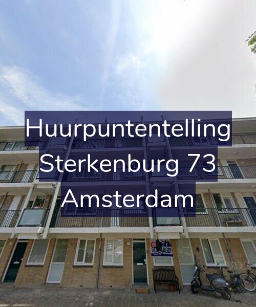 Foto gevel Huurpuntentelling voor Sterkenburg 73, Amsterdam