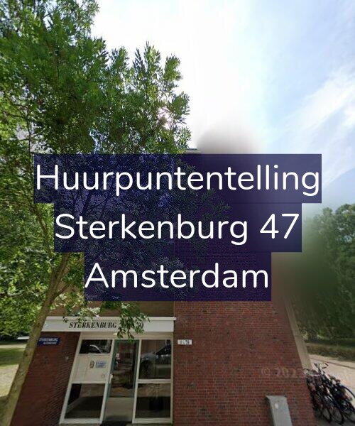 Foto gevel Huurpuntentelling voor Sterkenburg 47, Amsterdam