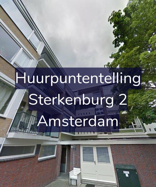 Foto gevel Huurpuntentelling voor Sterkenburg 2, Amsterdam