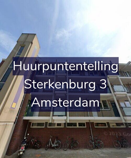 Foto gevel Huurpuntentelling voor Sterkenburg 3, Amsterdam