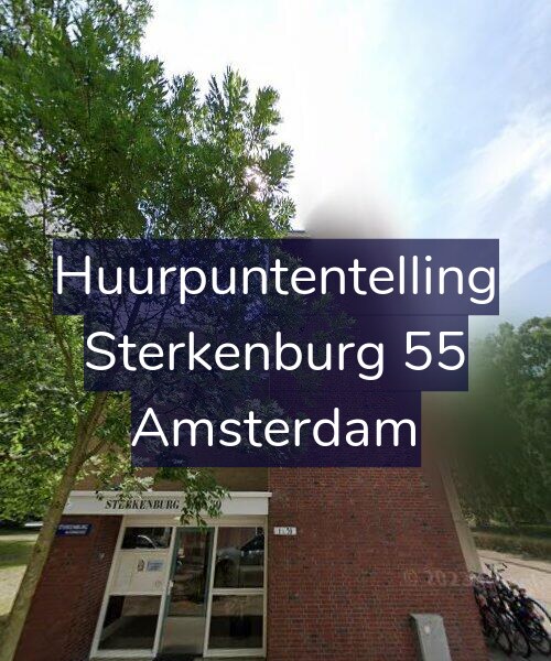 Foto gevel Huurpuntentelling voor Sterkenburg 55, Amsterdam