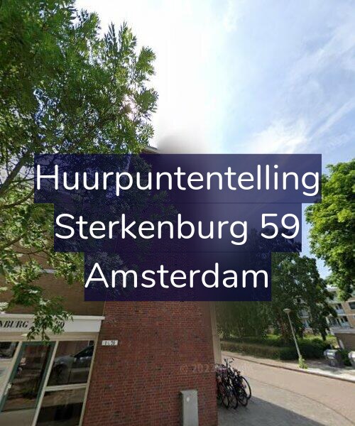 Foto gevel Huurpuntentelling voor Sterkenburg 59, Amsterdam