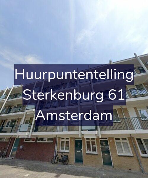 Foto gevel Huurpuntentelling voor Sterkenburg 61, Amsterdam