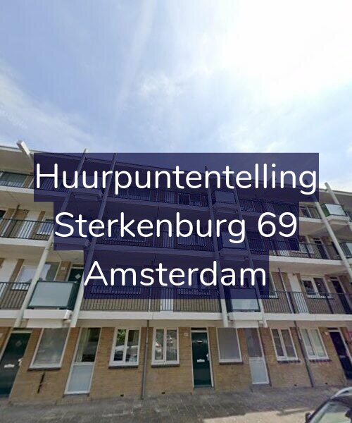 Foto gevel Huurpuntentelling voor Sterkenburg 69, Amsterdam