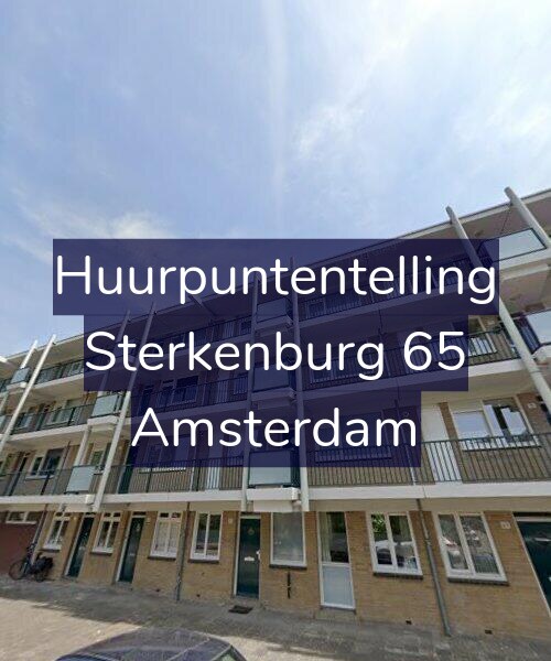 Foto gevel Huurpuntentelling voor Sterkenburg 65, Amsterdam