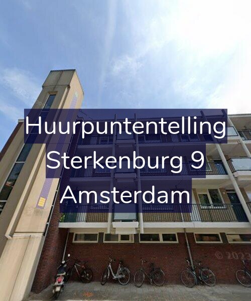 Foto gevel Huurpuntentelling voor Sterkenburg 9, Amsterdam