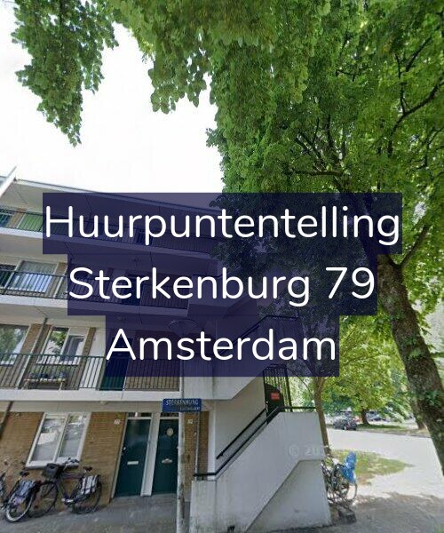 Foto gevel Huurpuntentelling voor Sterkenburg 79, Amsterdam