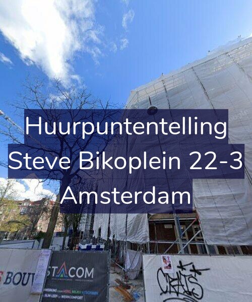 Foto gevel Huurpuntentelling voor Steve Bikoplein 22-3, Amsterdam