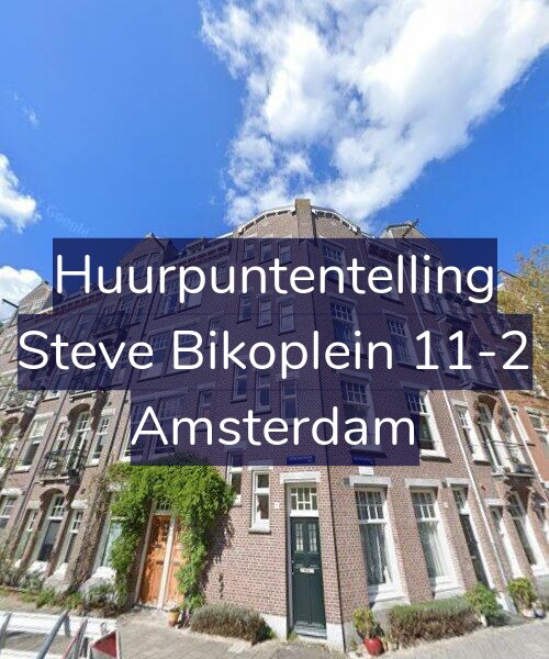 Foto gevel Huurpuntentelling voor Steve Bikoplein 11-2, Amsterdam