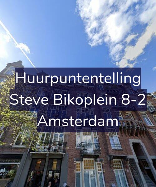 Foto gevel Huurpuntentelling voor Steve Bikoplein 8-2, Amsterdam