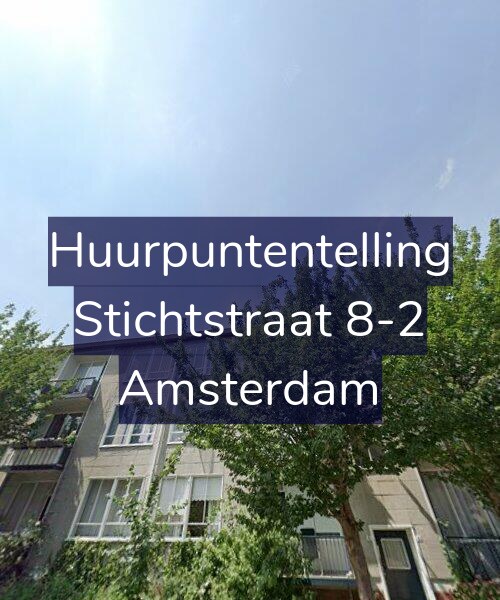 Foto gevel Huurpuntentelling voor Stichtstraat 8-2, Amsterdam