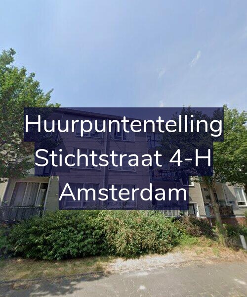 Foto gevel Huurpuntentelling voor Stichtstraat 4-H, Amsterdam
