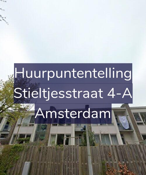 Foto gevel Huurpuntentelling voor Stieltjesstraat 4-A, Amsterdam