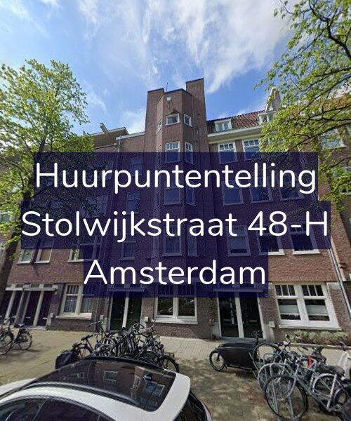 Foto gevel Huurpuntentelling voor Stolwijkstraat 48-H, Amsterdam