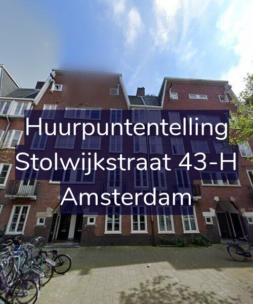 Foto gevel Huurpuntentelling voor Stolwijkstraat 43-H, Amsterdam
