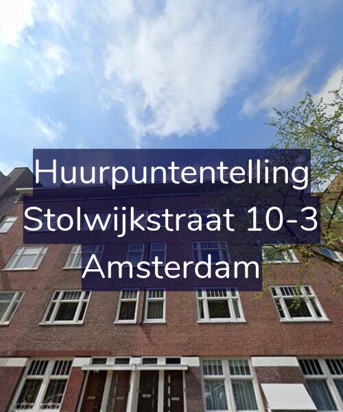 Foto gevel Huurpuntentelling voor Stolwijkstraat 10-3, Amsterdam