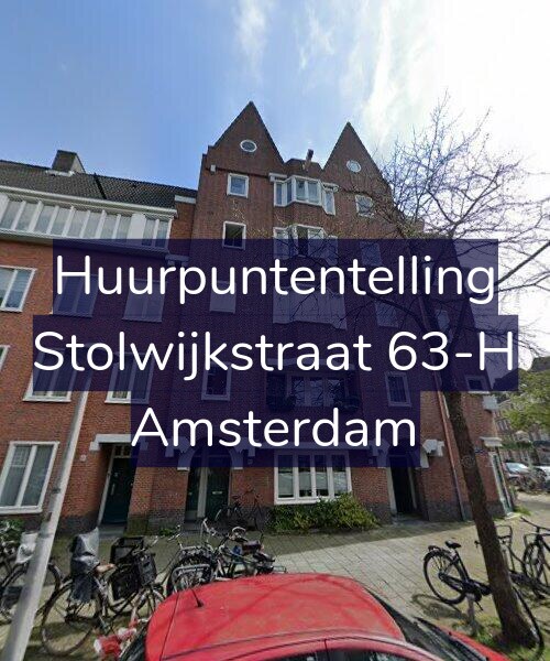 Foto gevel Huurpuntentelling voor Stolwijkstraat 63-H, Amsterdam
