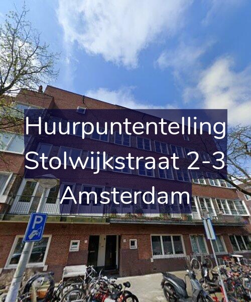 Foto gevel Huurpuntentelling voor Stolwijkstraat 2-3, Amsterdam