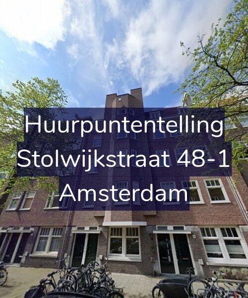 Foto gevel Huurpuntentelling voor Stolwijkstraat 48-1, Amsterdam