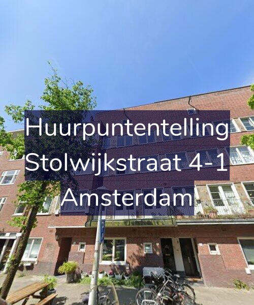 Foto gevel Huurpuntentelling voor Stolwijkstraat 4-1, Amsterdam