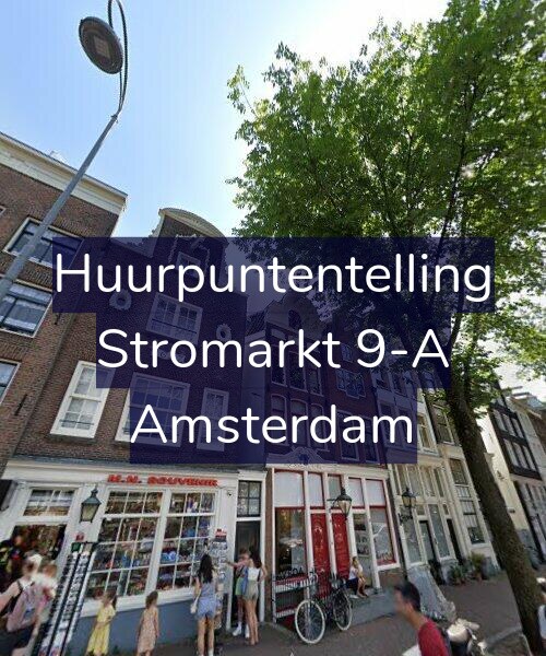 Foto gevel Huurpuntentelling voor Stromarkt 9-A, Amsterdam