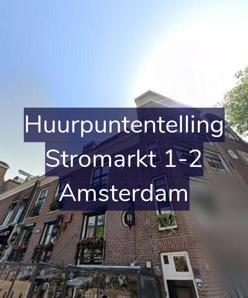 Foto gevel Huurpuntentelling voor Stromarkt 1-2, Amsterdam