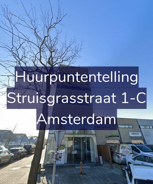 Foto gevel Huurpuntentelling voor Struisgrasstraat 1-C, Amsterdam
