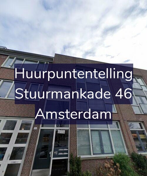 Foto gevel Huurpuntentelling voor Stuurmankade 46, Amsterdam