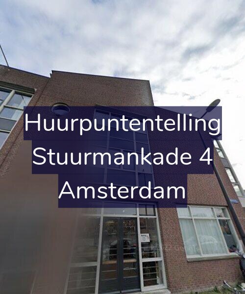 Foto gevel Huurpuntentelling voor Stuurmankade 4, Amsterdam