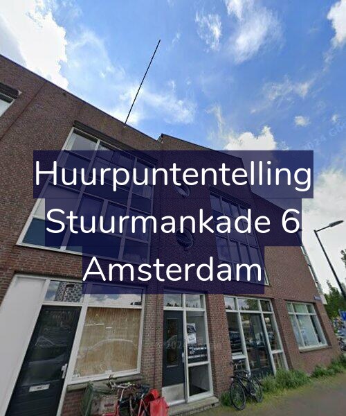 Foto gevel Huurpuntentelling voor Stuurmankade 6, Amsterdam