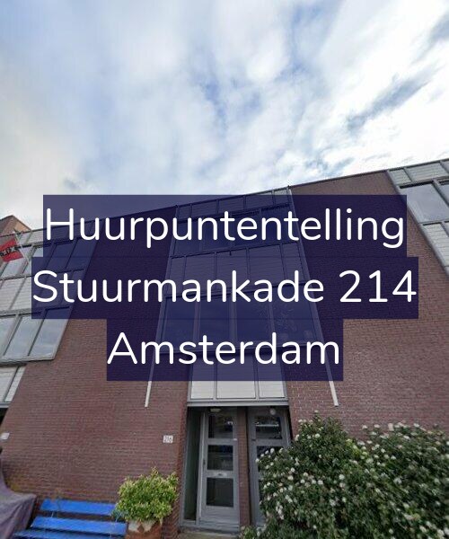 Foto gevel Huurpuntentelling voor Stuurmankade 214, Amsterdam